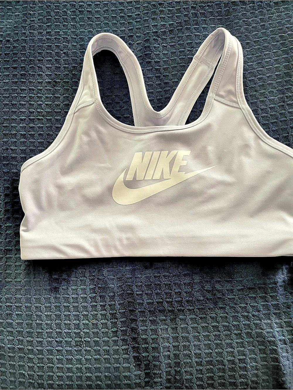 Nike Swoosh Medium Support Sports Bra Gray Large